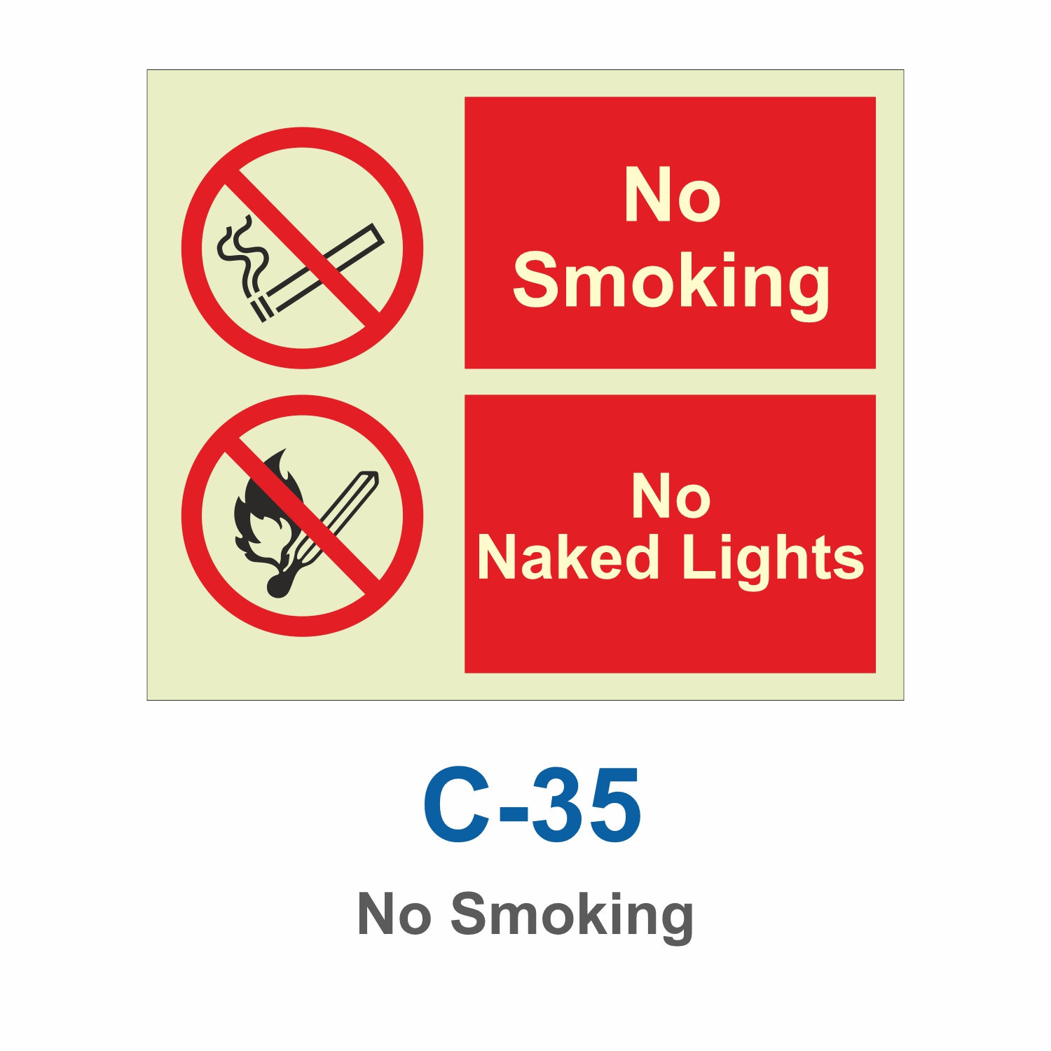 C-35_No Smoking_Signage