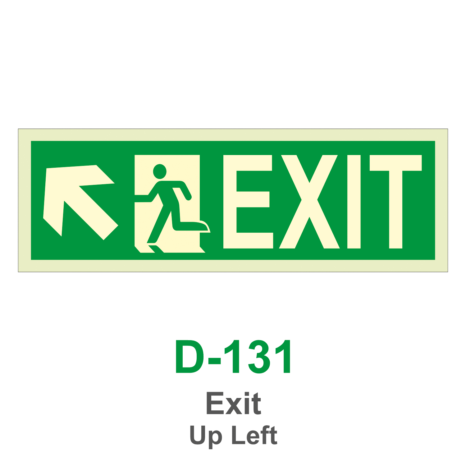 D-131_Exit Up Left_Signage