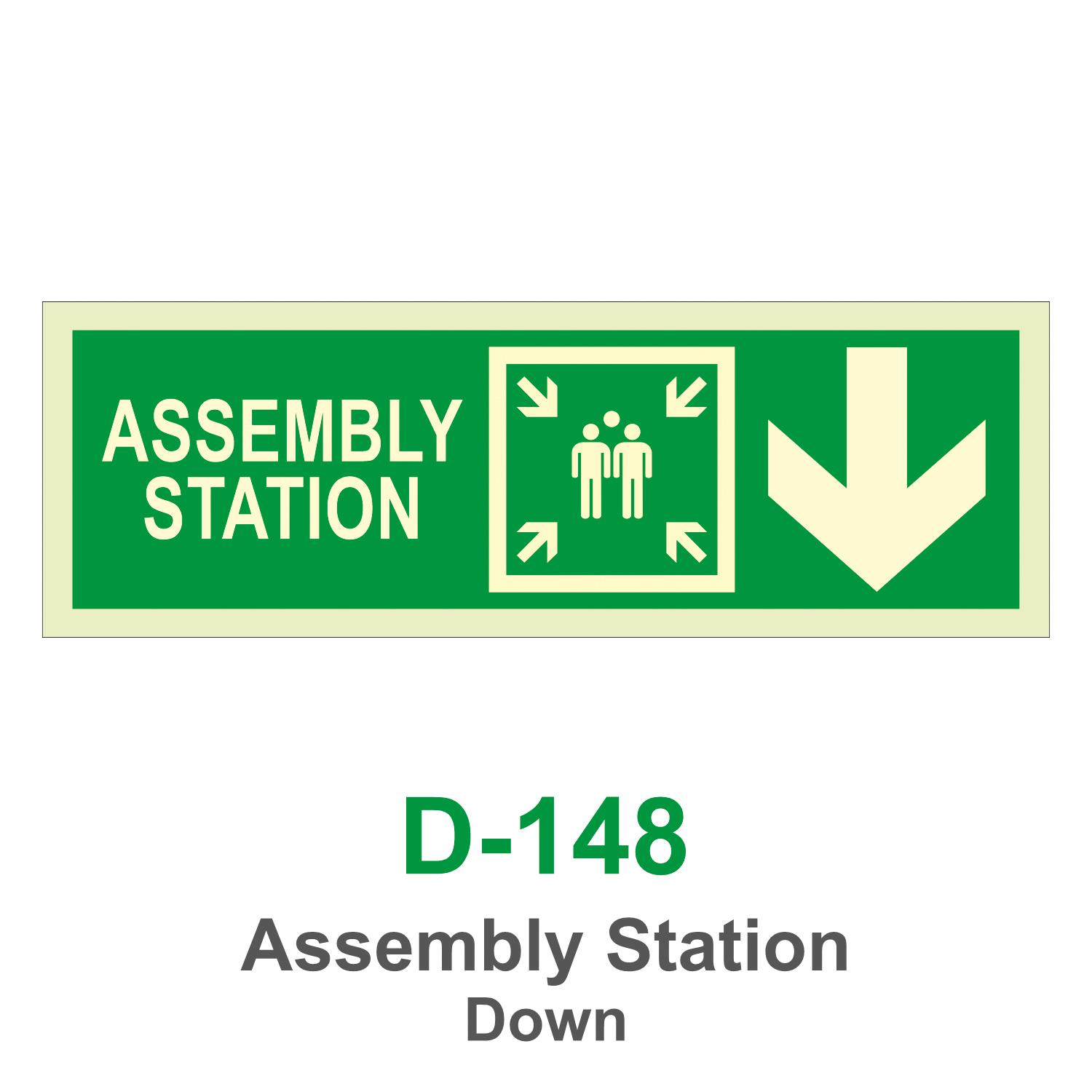 D-148_Assembly Station Down_Signage