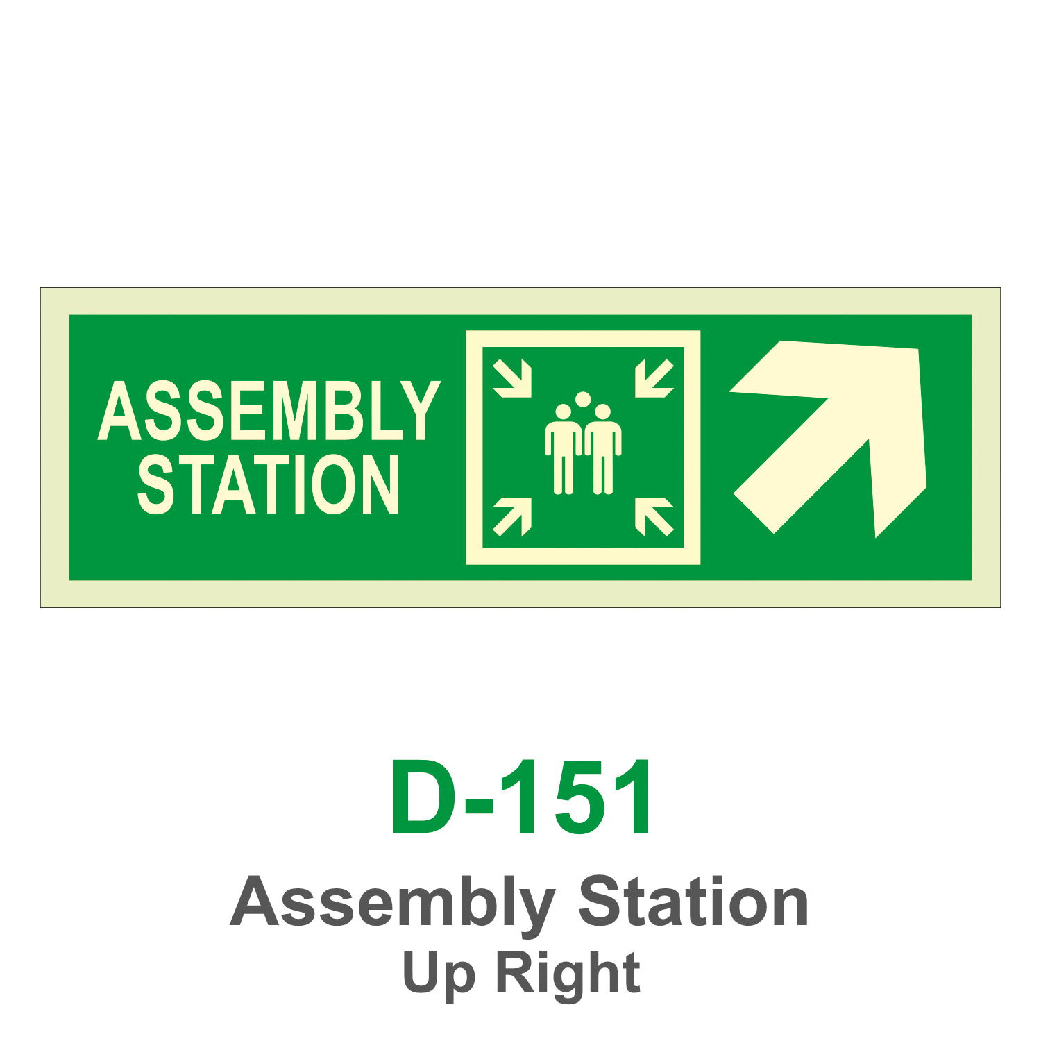 D-151_Assembly Station Up Right_Signage