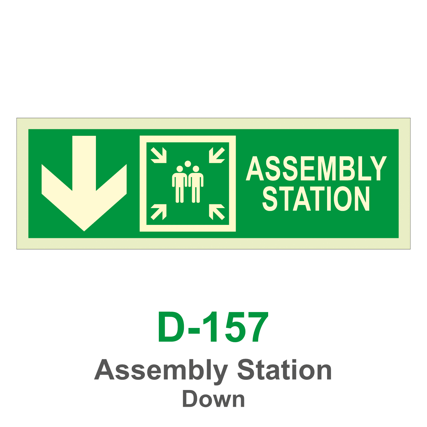 D-157_Assembly Station Down_Signage