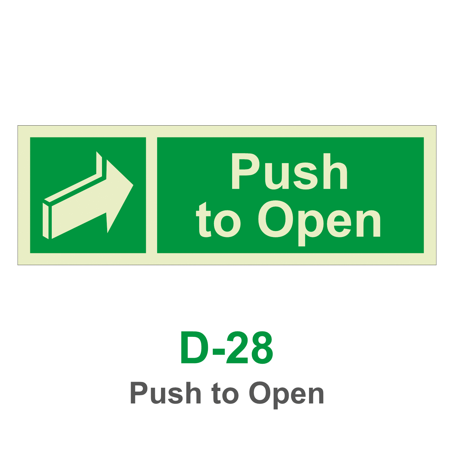 D-28_Push to Open_Signage