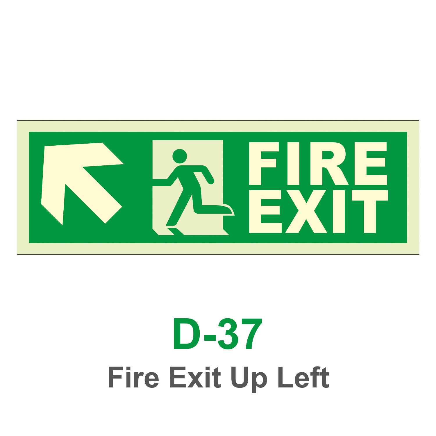 D-37_Fire Exit UP Left_Signage