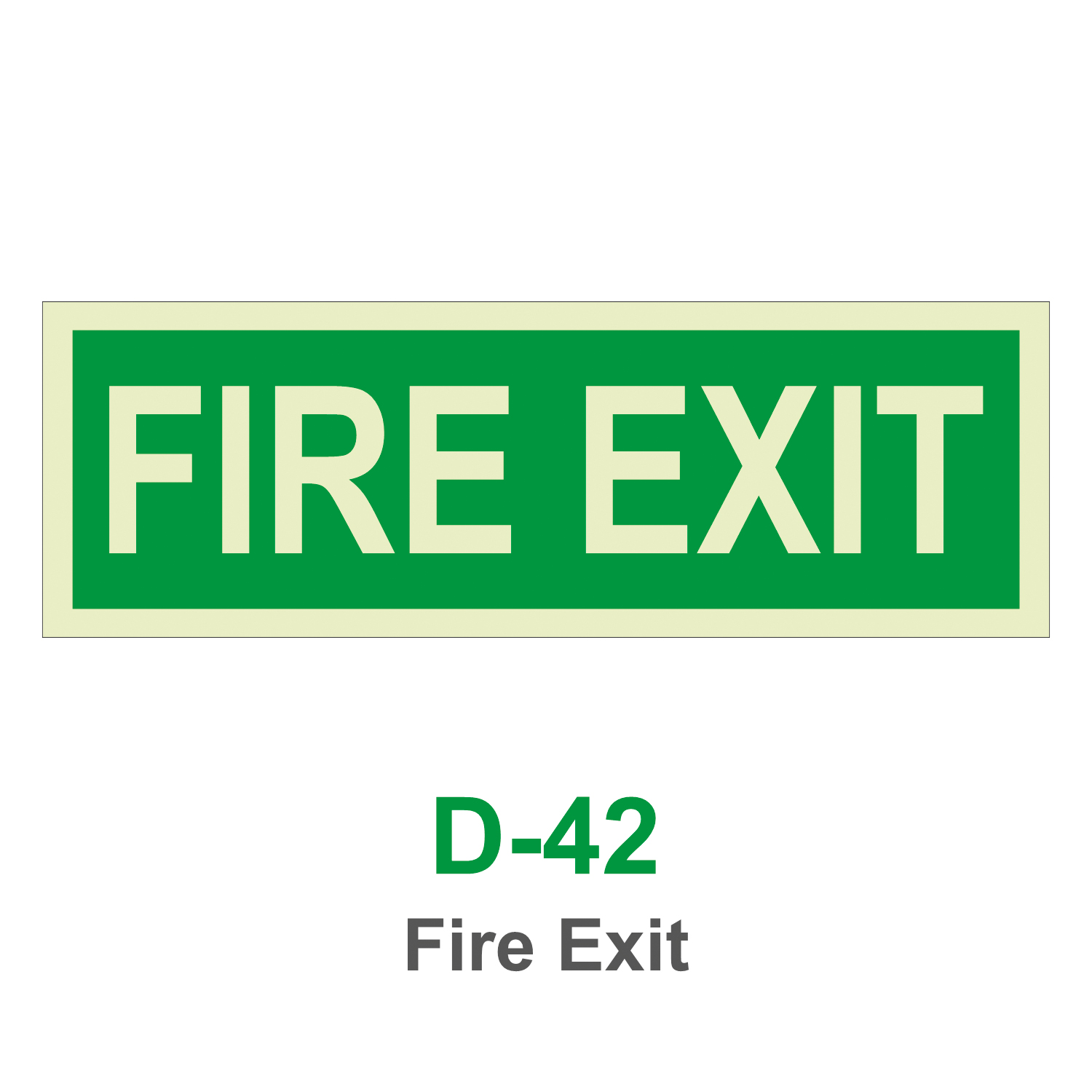 D-42_Fire Exit_Signage