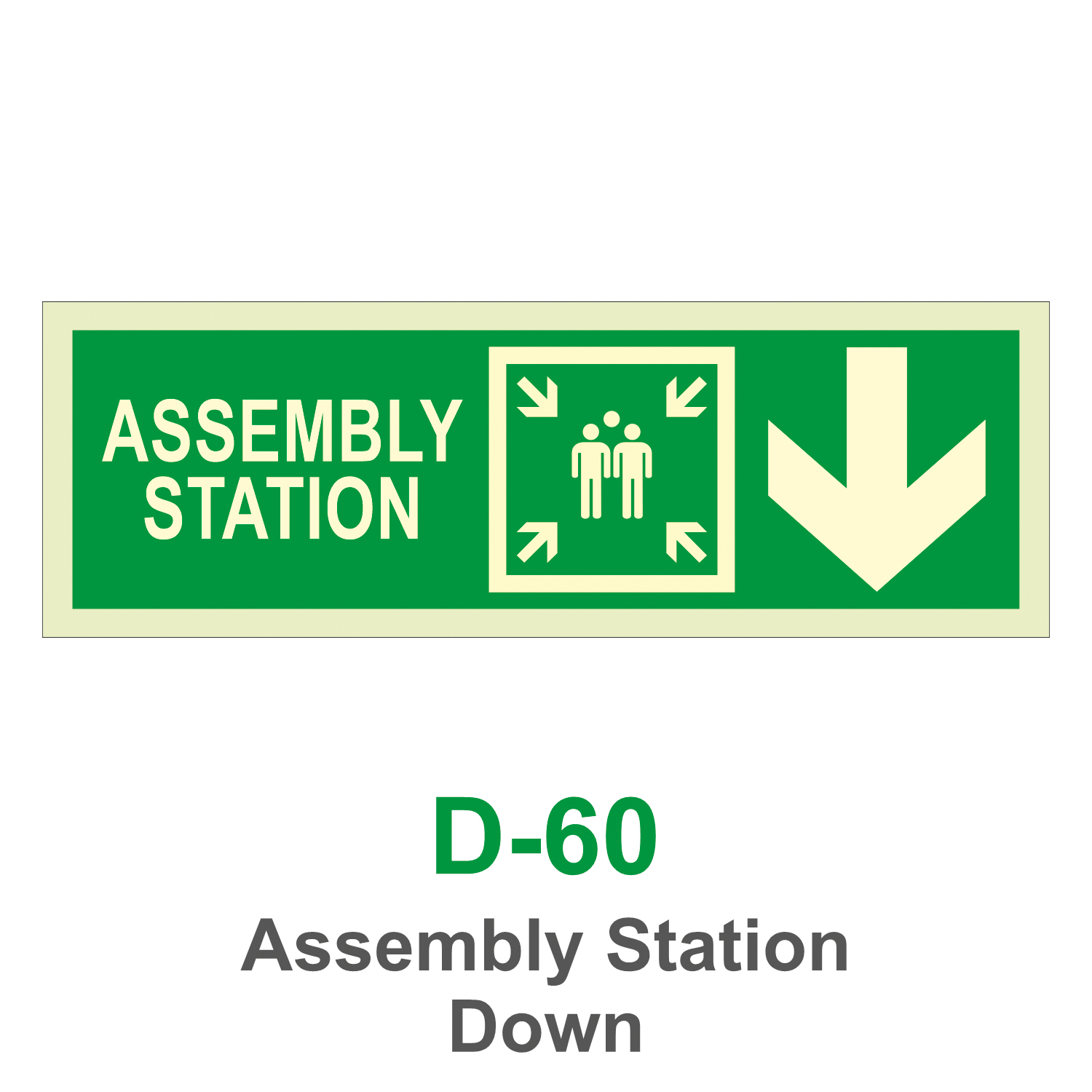 D-60_Assembly Station DOWN_Signage