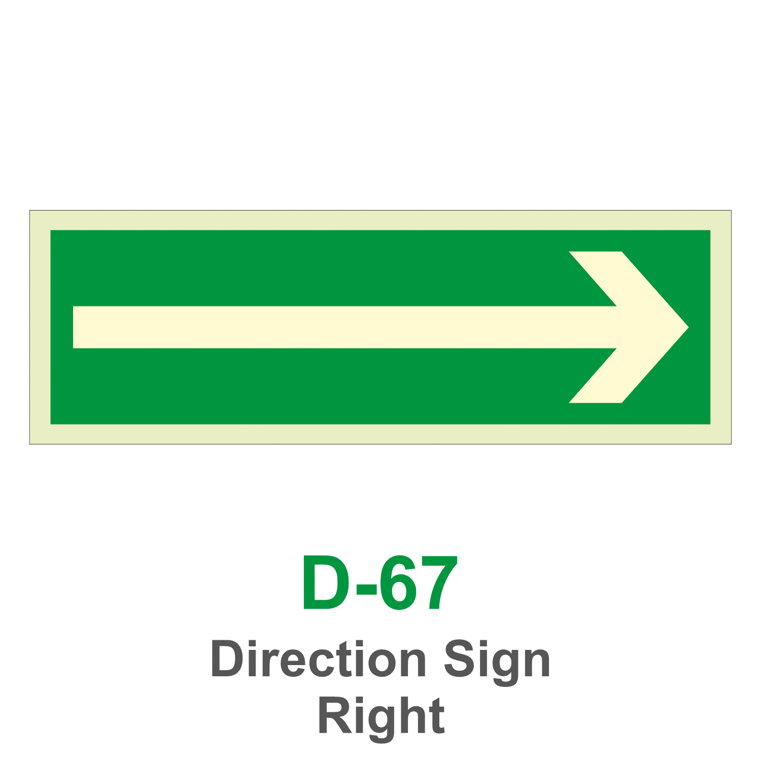 D-67_Direction Sign Right_Signage