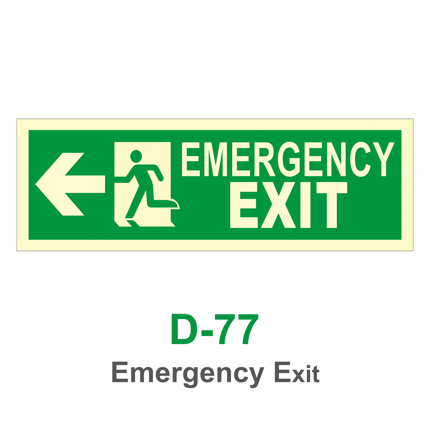 D-77_Emergency Exit_Signage