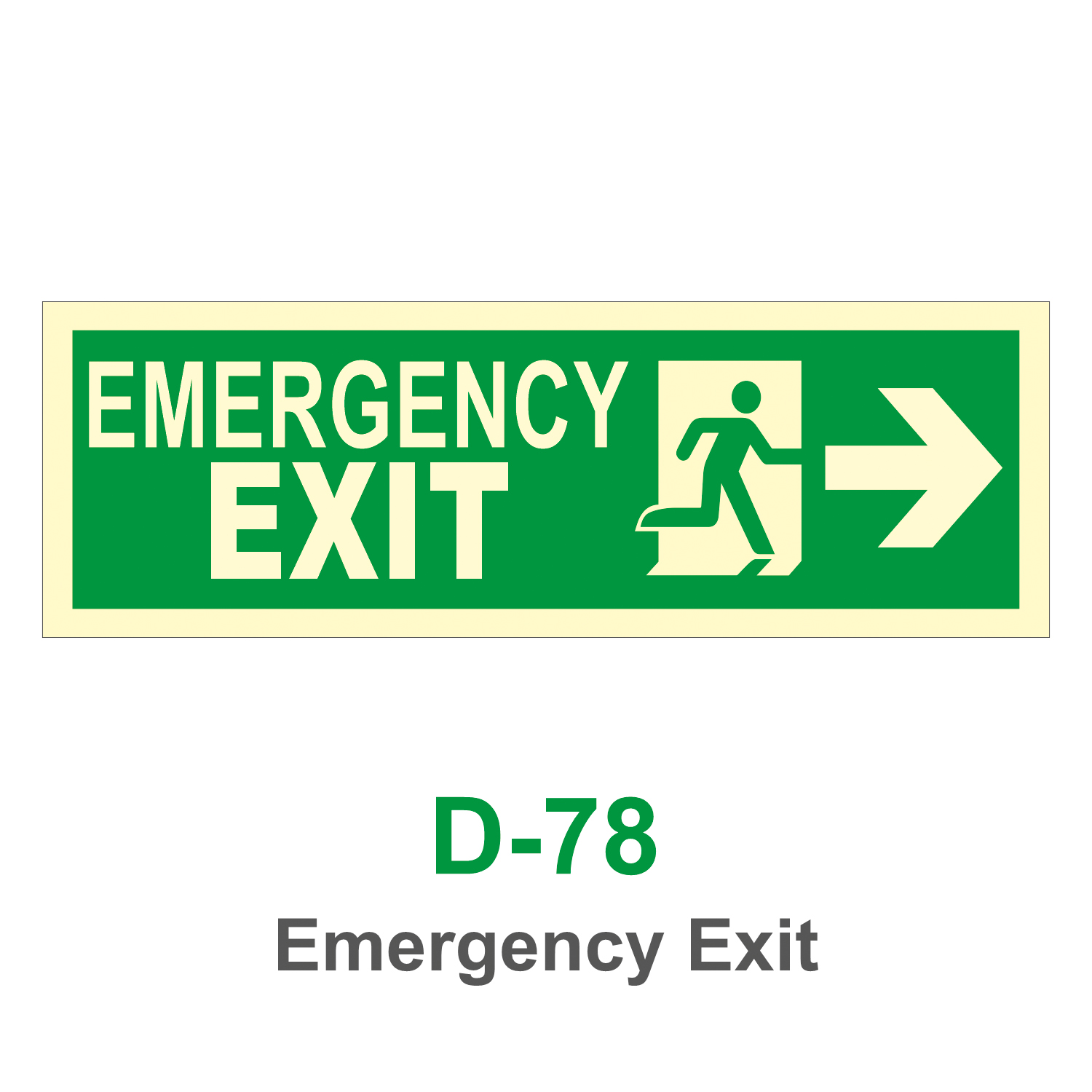 D-78_Emergency Exit_Signage