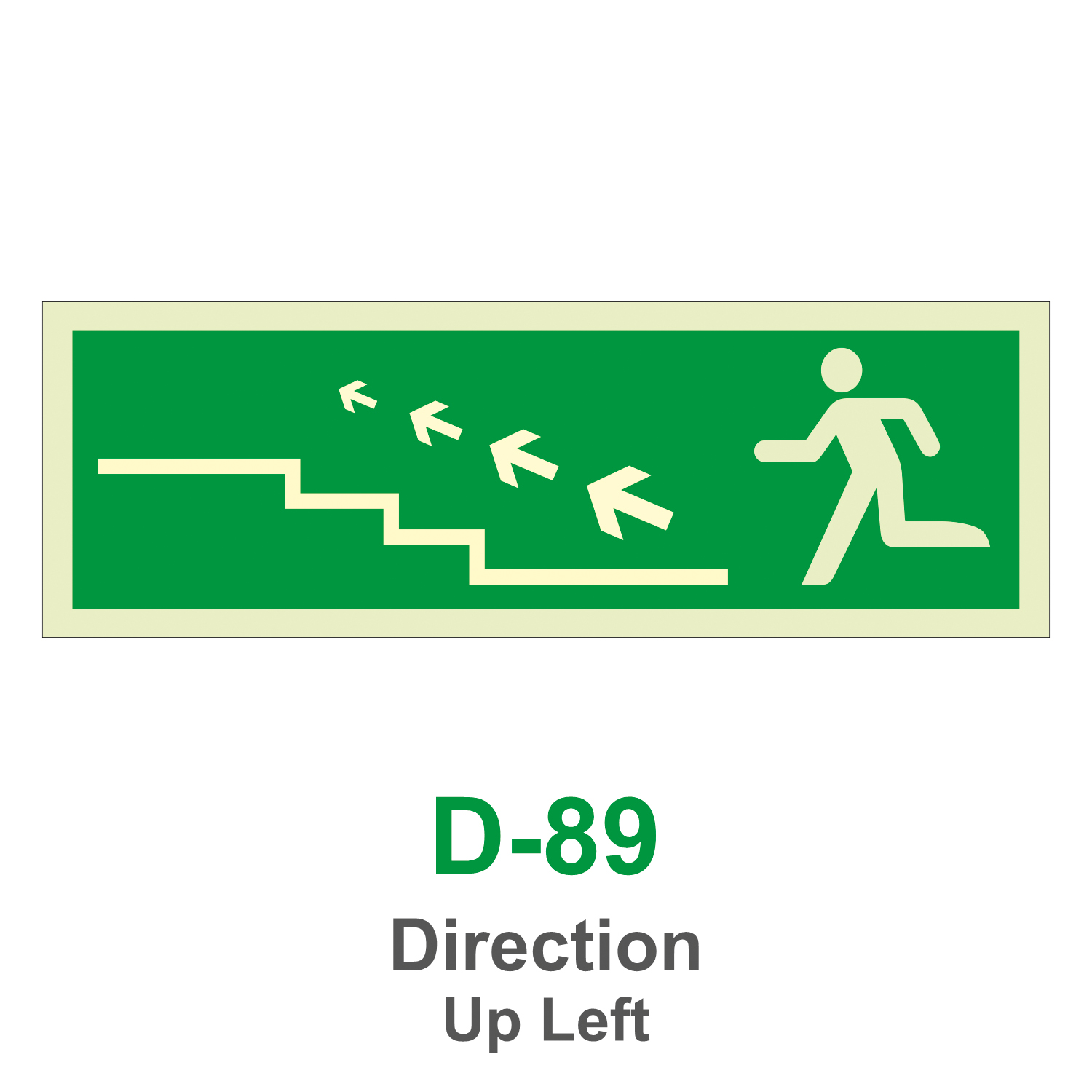 D-89_Direction Up Left_Signage