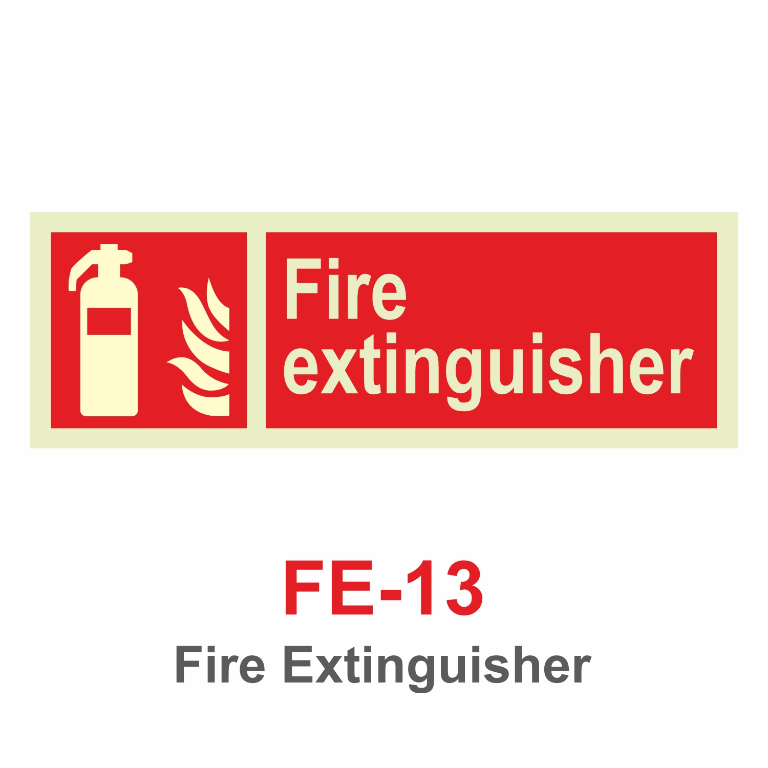 FE-13_Fire Extinguisher_Signage