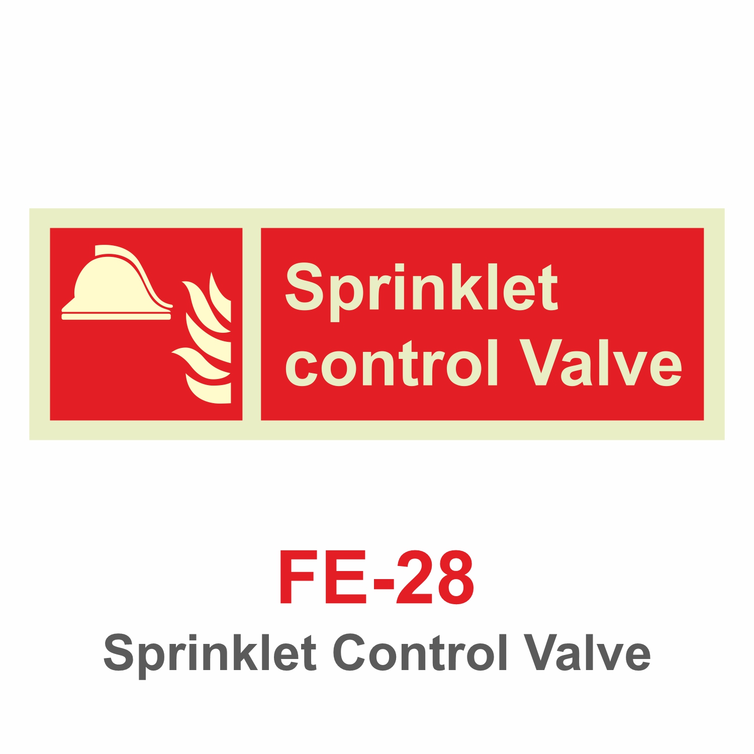 FE-28_Sprinklet Control Valve_Signage