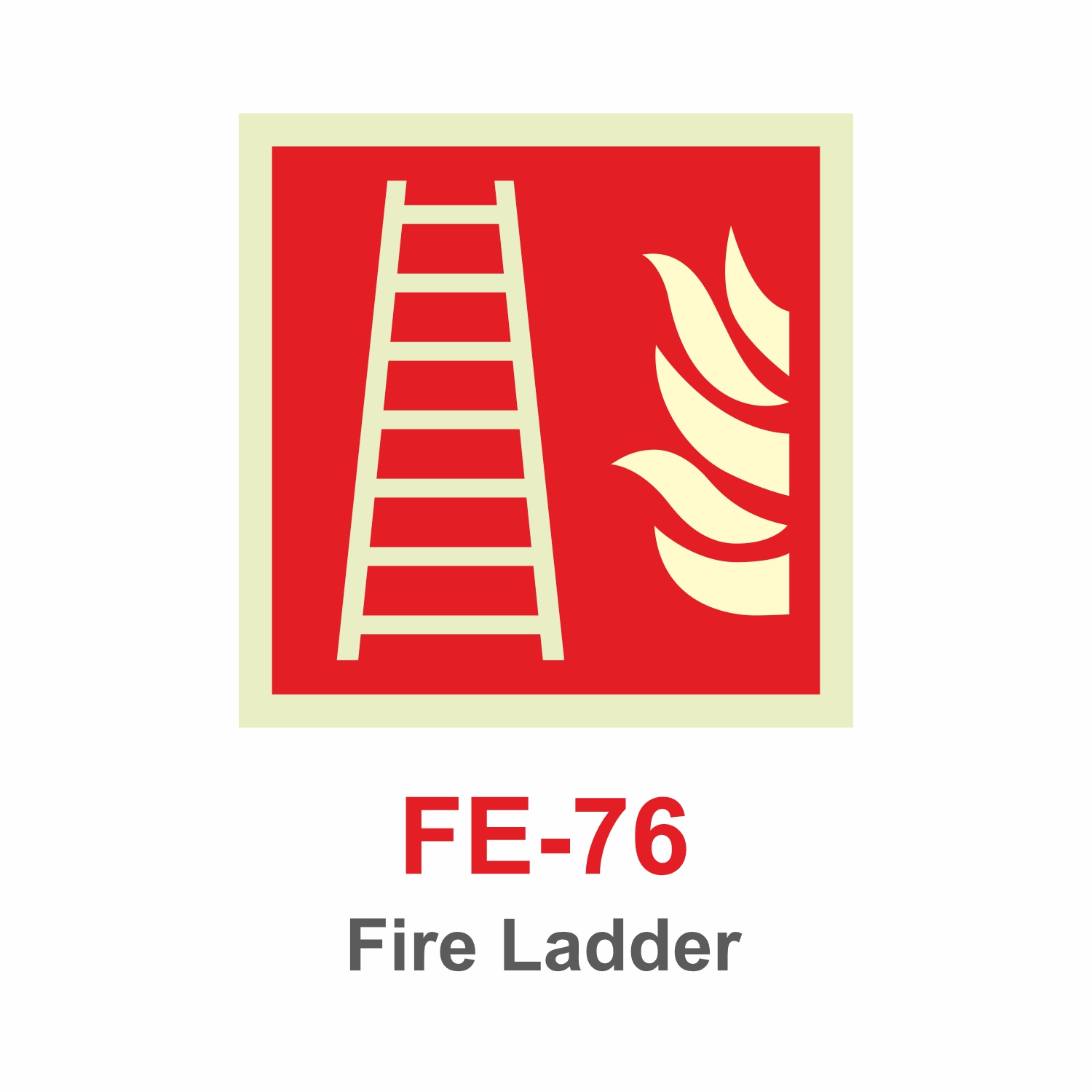 FE-76_Fire Ladder_Signage