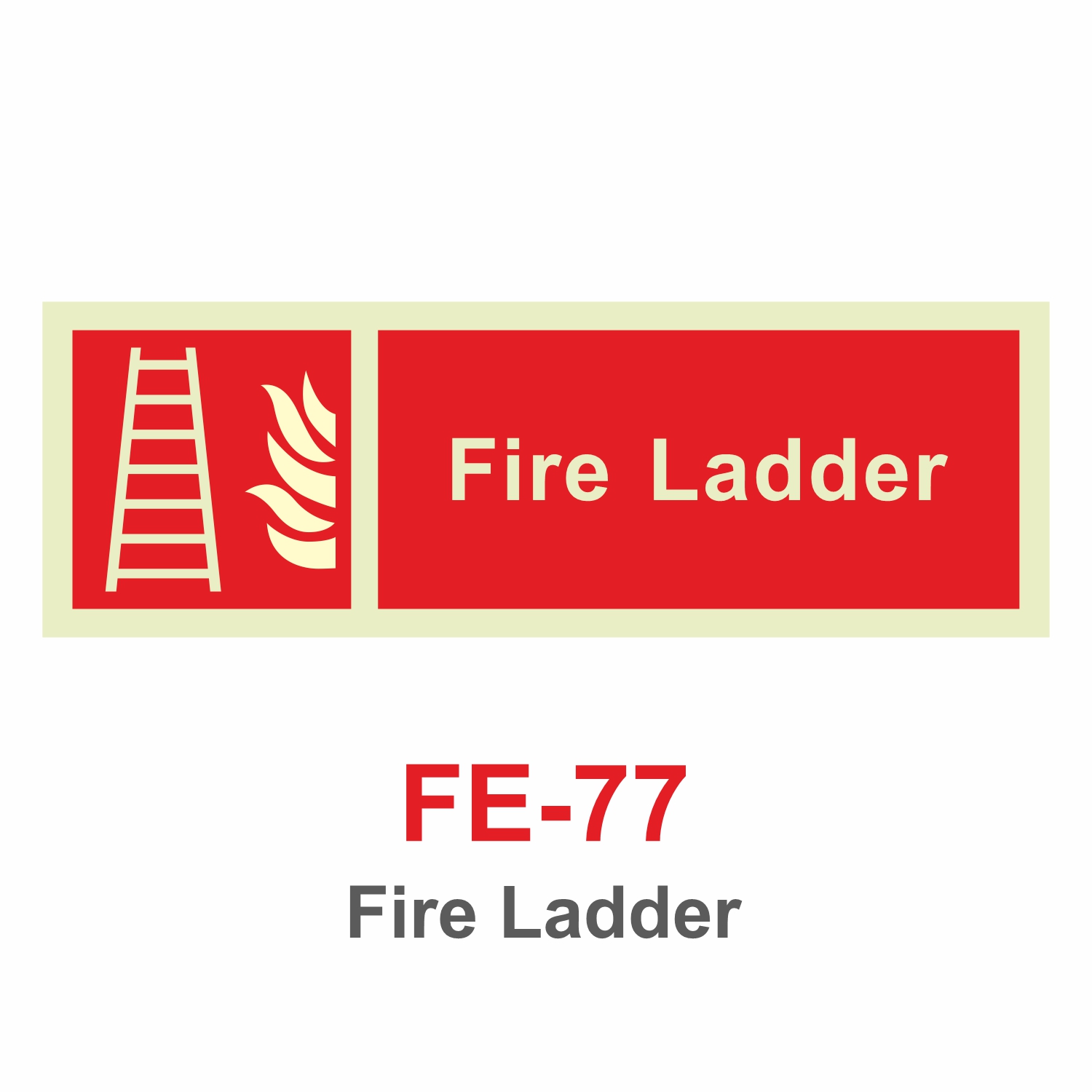 FE-77_Fire Ladder_Signage