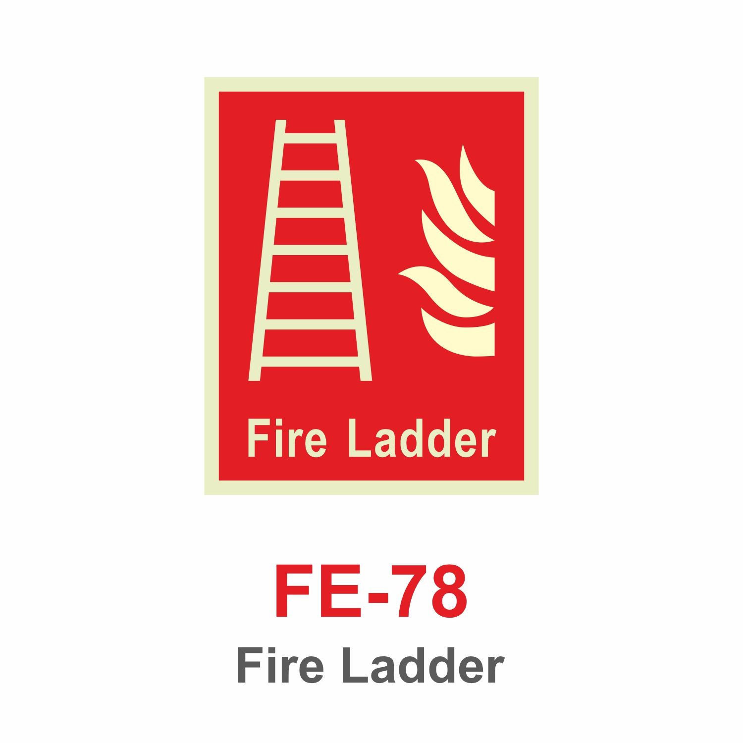 FE-78_Fire Ladder_Signage