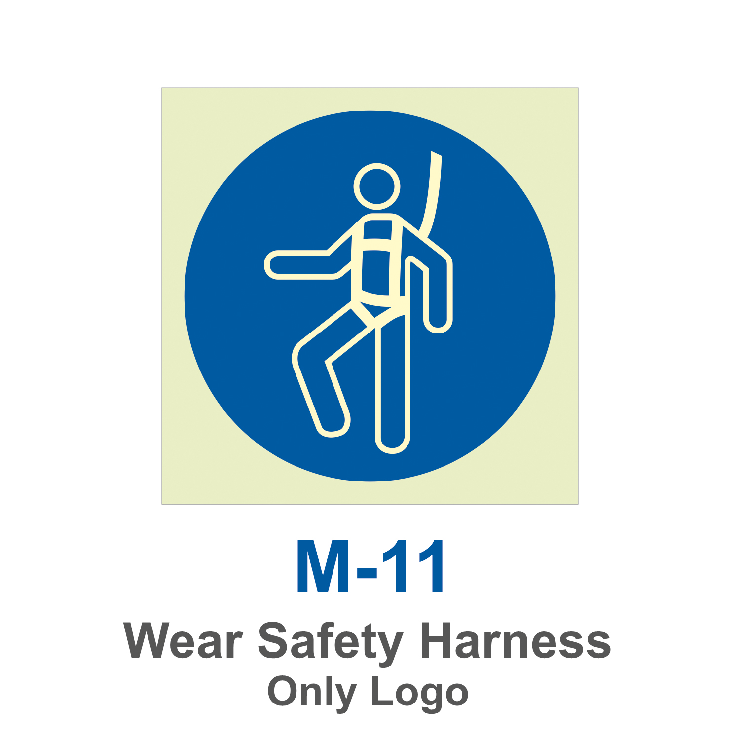 M-11_Wear Safety Harness_Signage