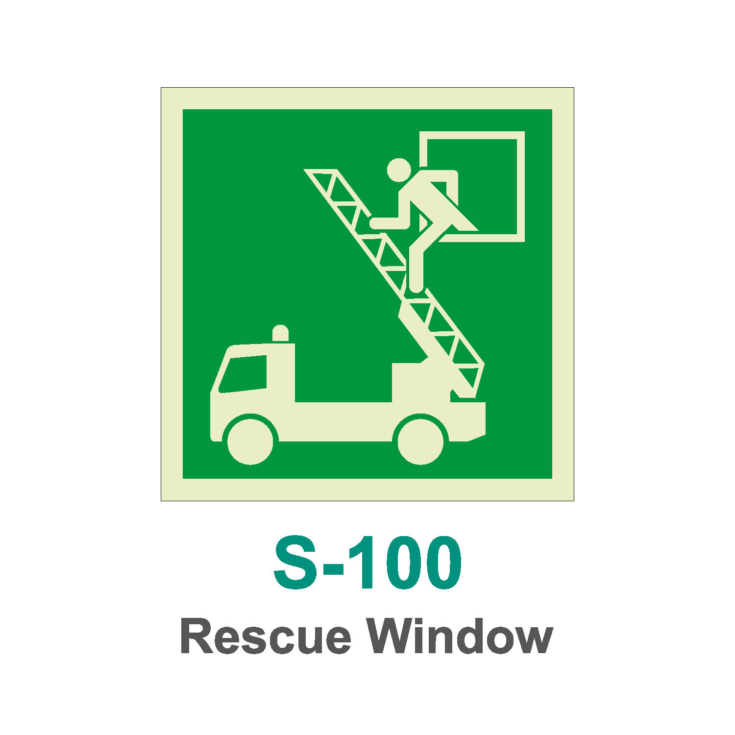 S-100_Rescue Window_Signage