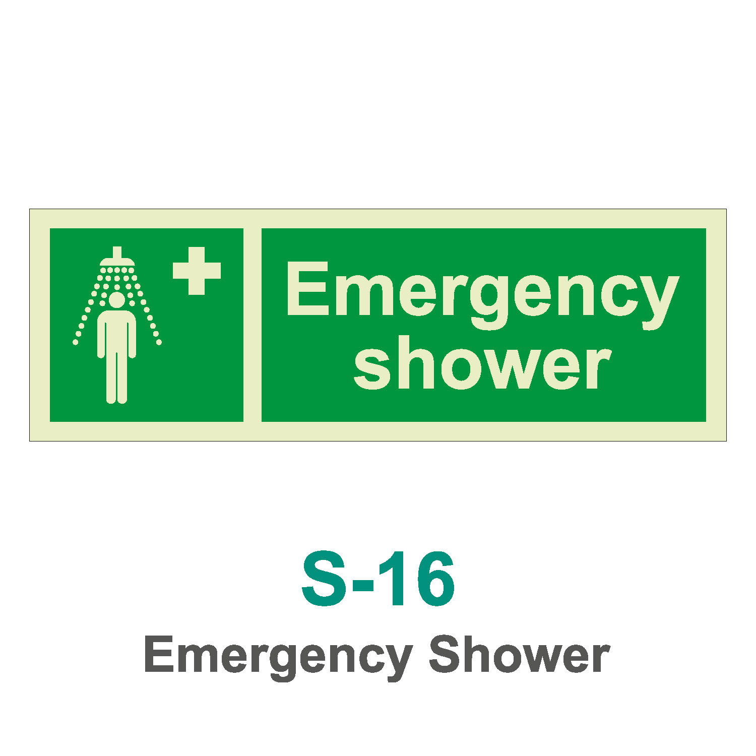 S-16_Emergency Shower_Signage