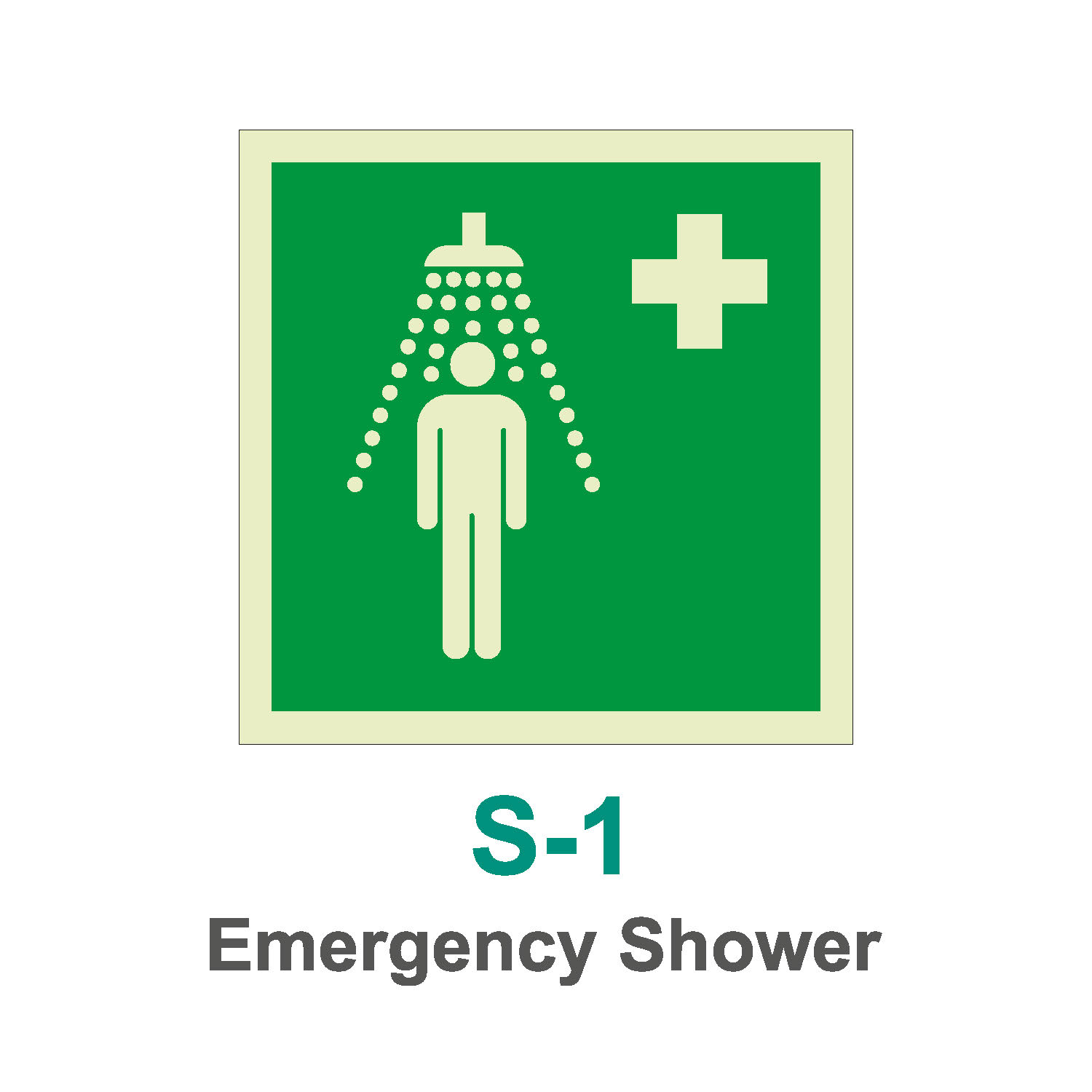 S-1_Emergency Shower_Signage