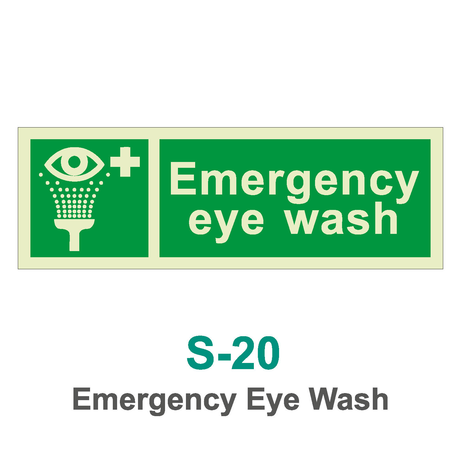 S-20_Emergency Eye Wash_Signage