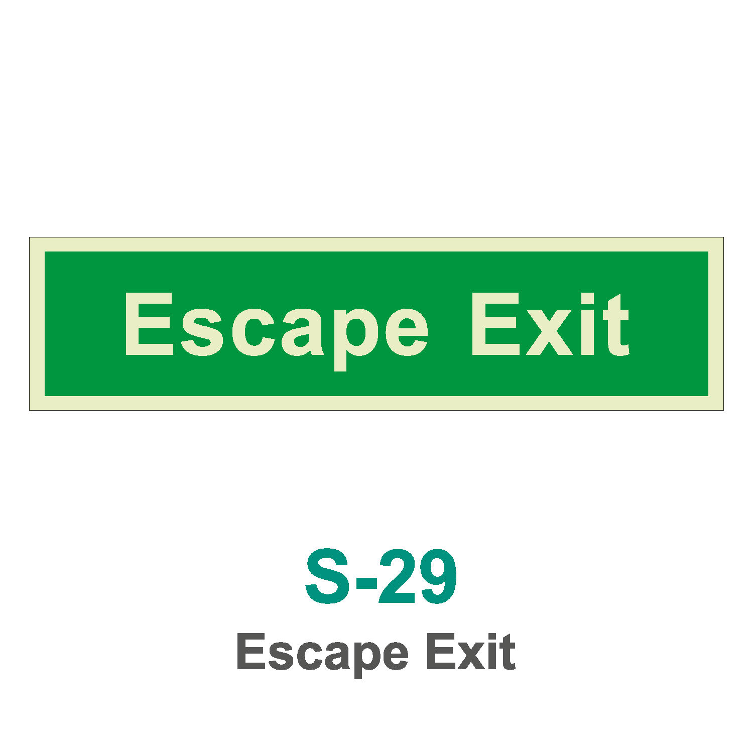 S-29_Escape Exit_Signage