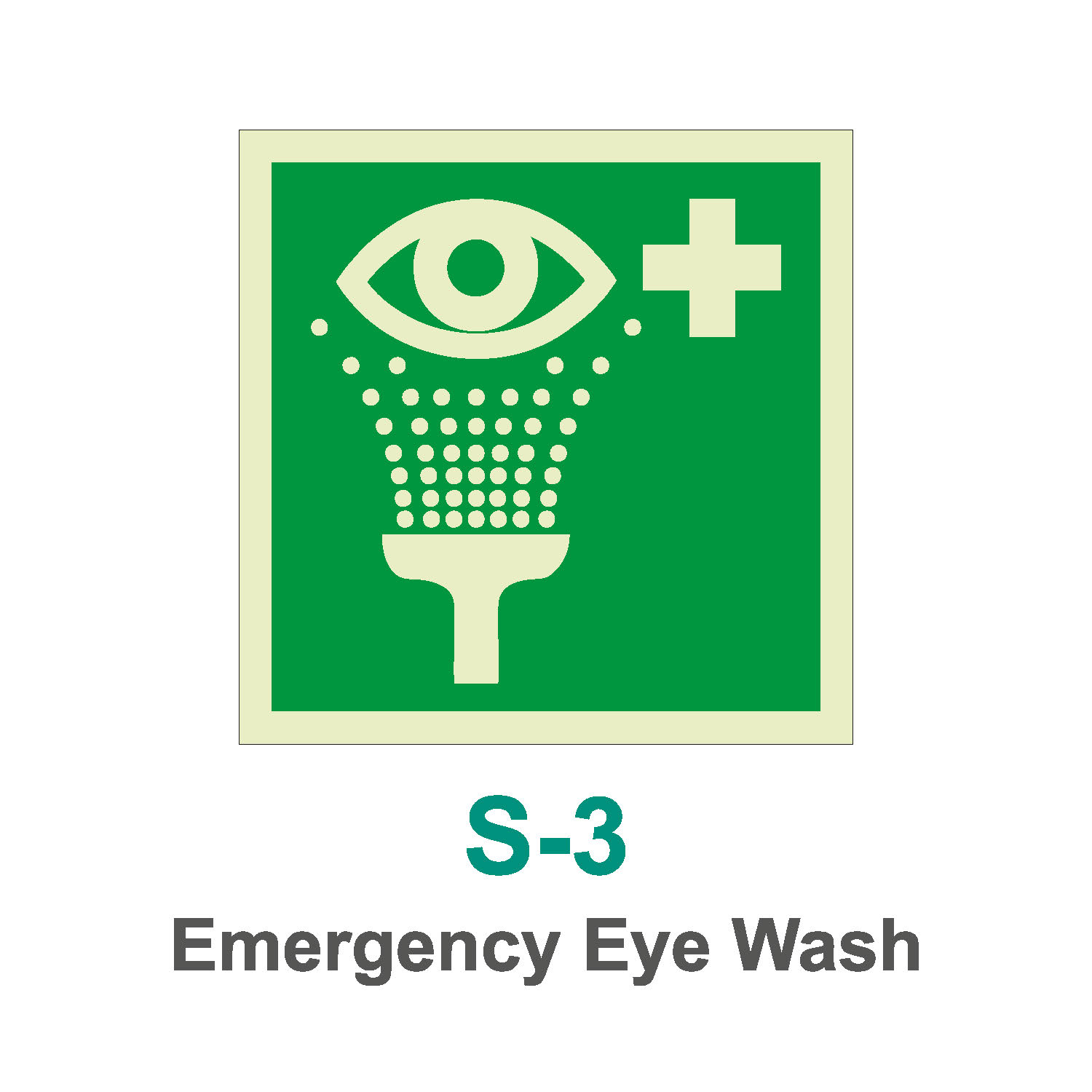 S-3_Emergency Eye Wash_Signage