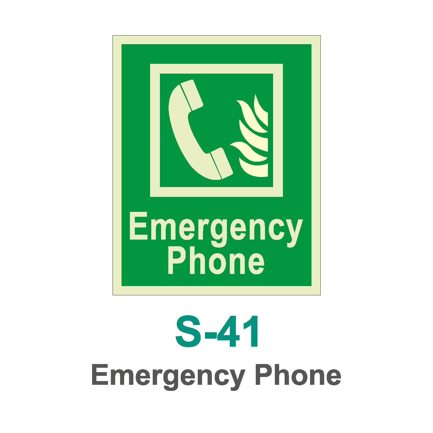 S-41_Emergency Phone_Signage