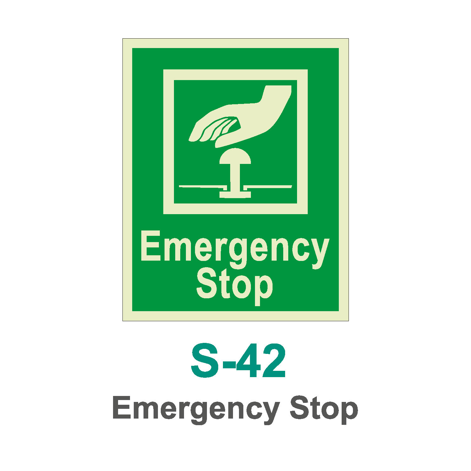 S-42_Emergency Stop_Signage