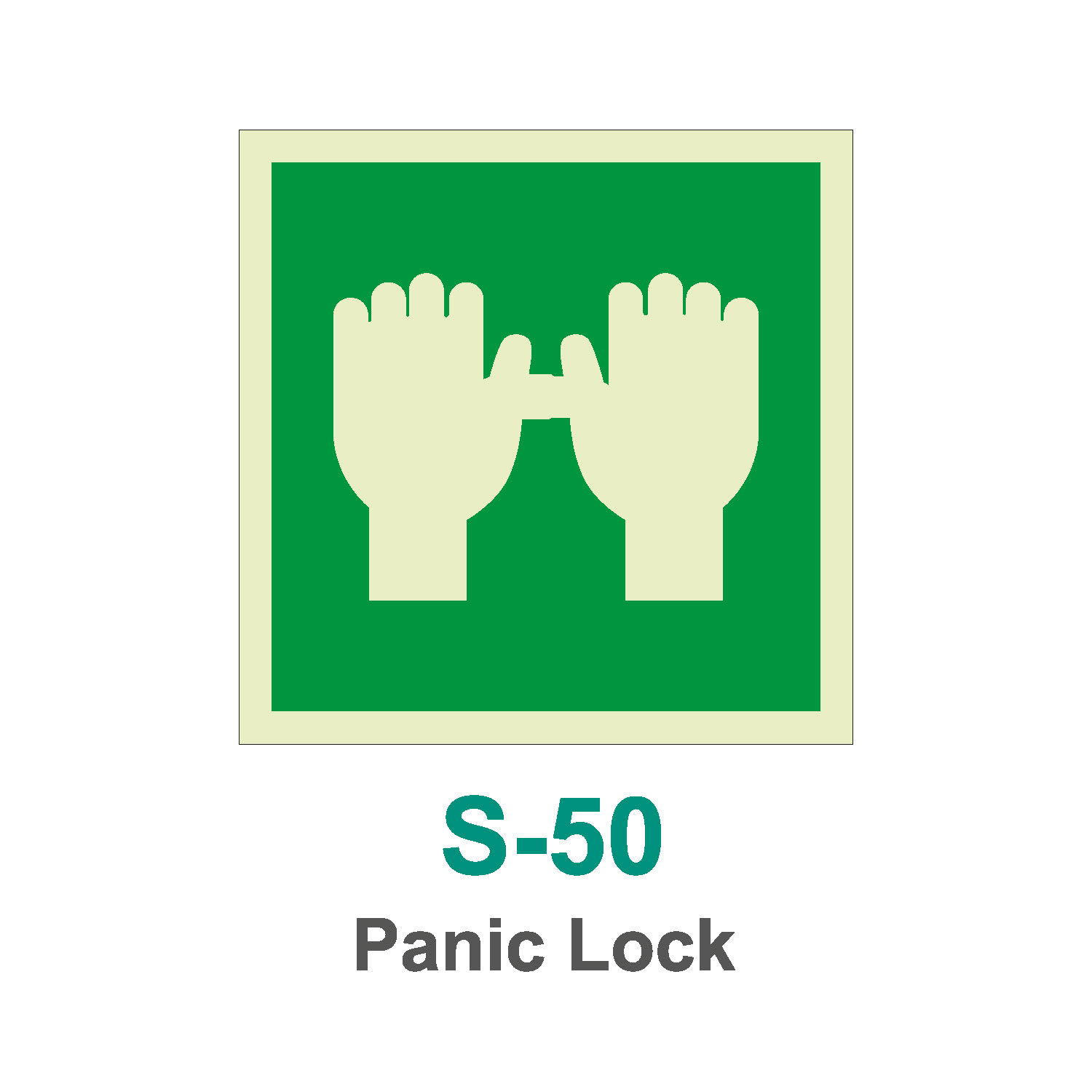 S-50_Panic Lock_Signage