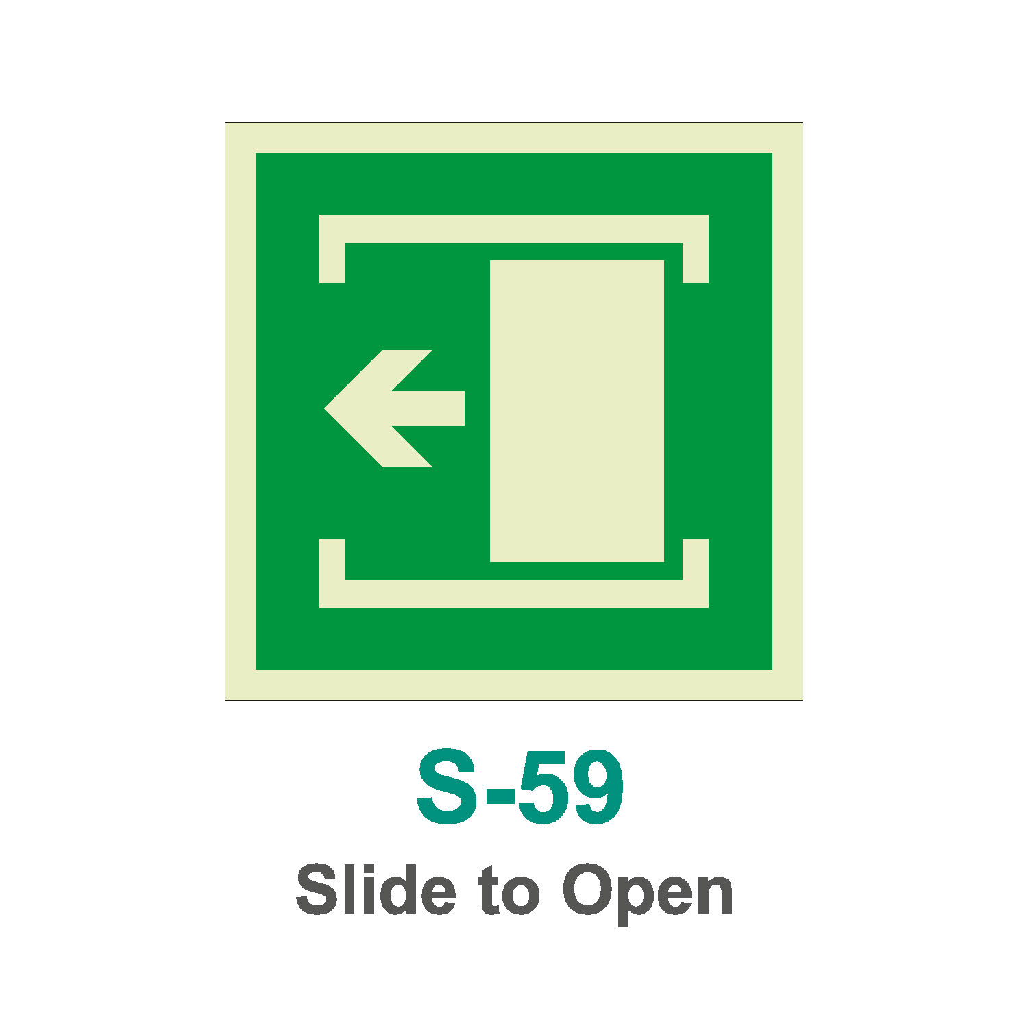 S-59_Slide to Open_Signage