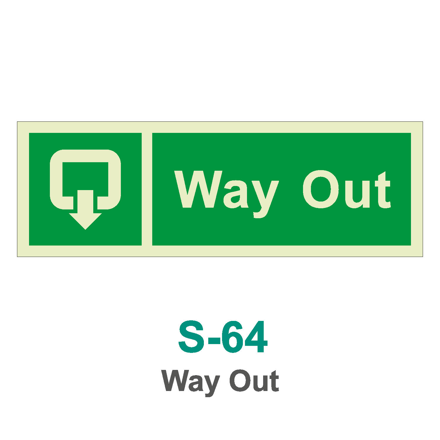 S-64_Way Out_Signage