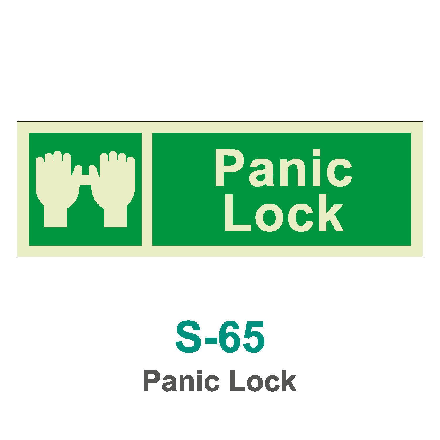 S-65_Panic Lock_Signage