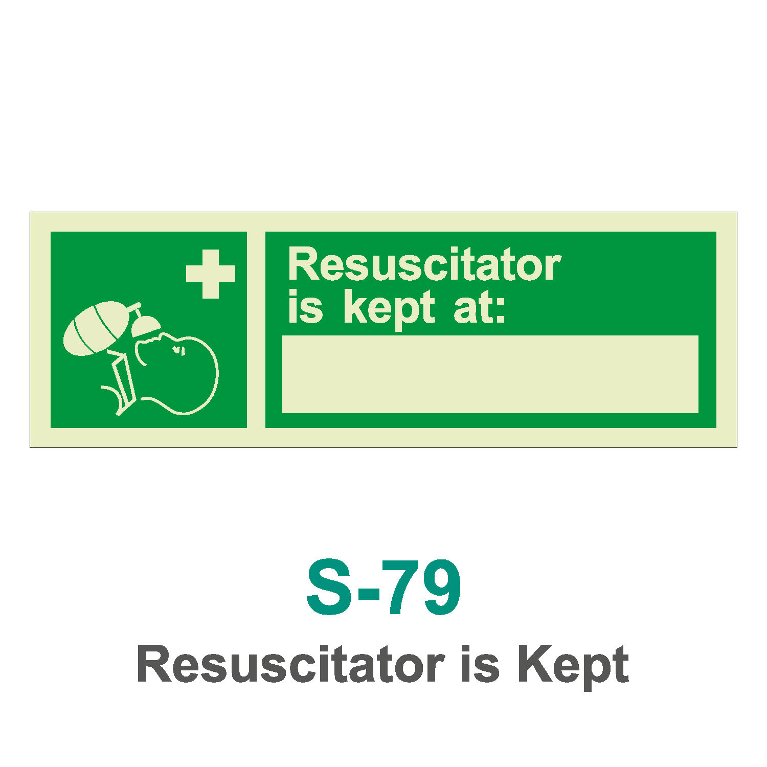 S-79_Resuscitator is Kept_Signage