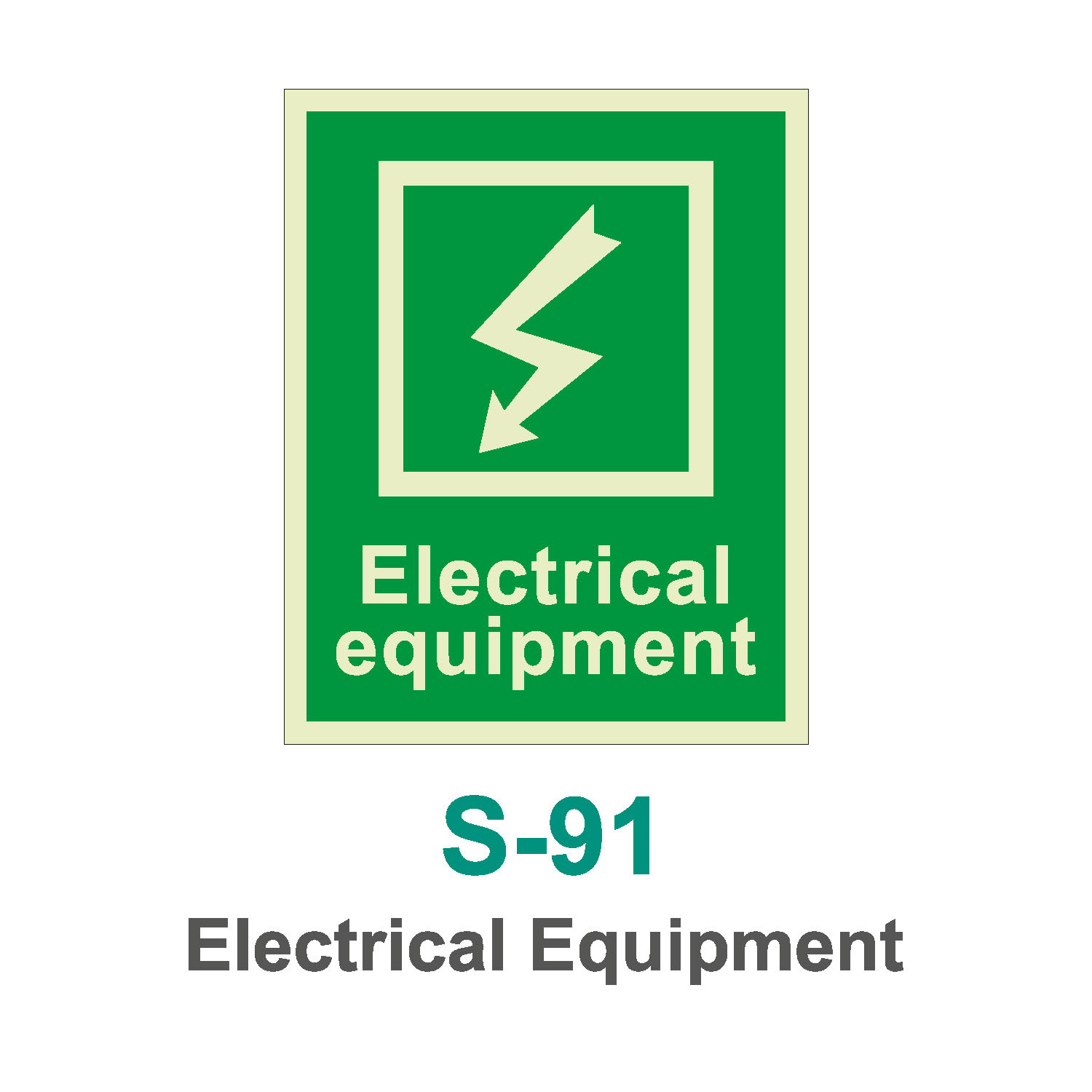 S-91_Electrical Equipment_Signage