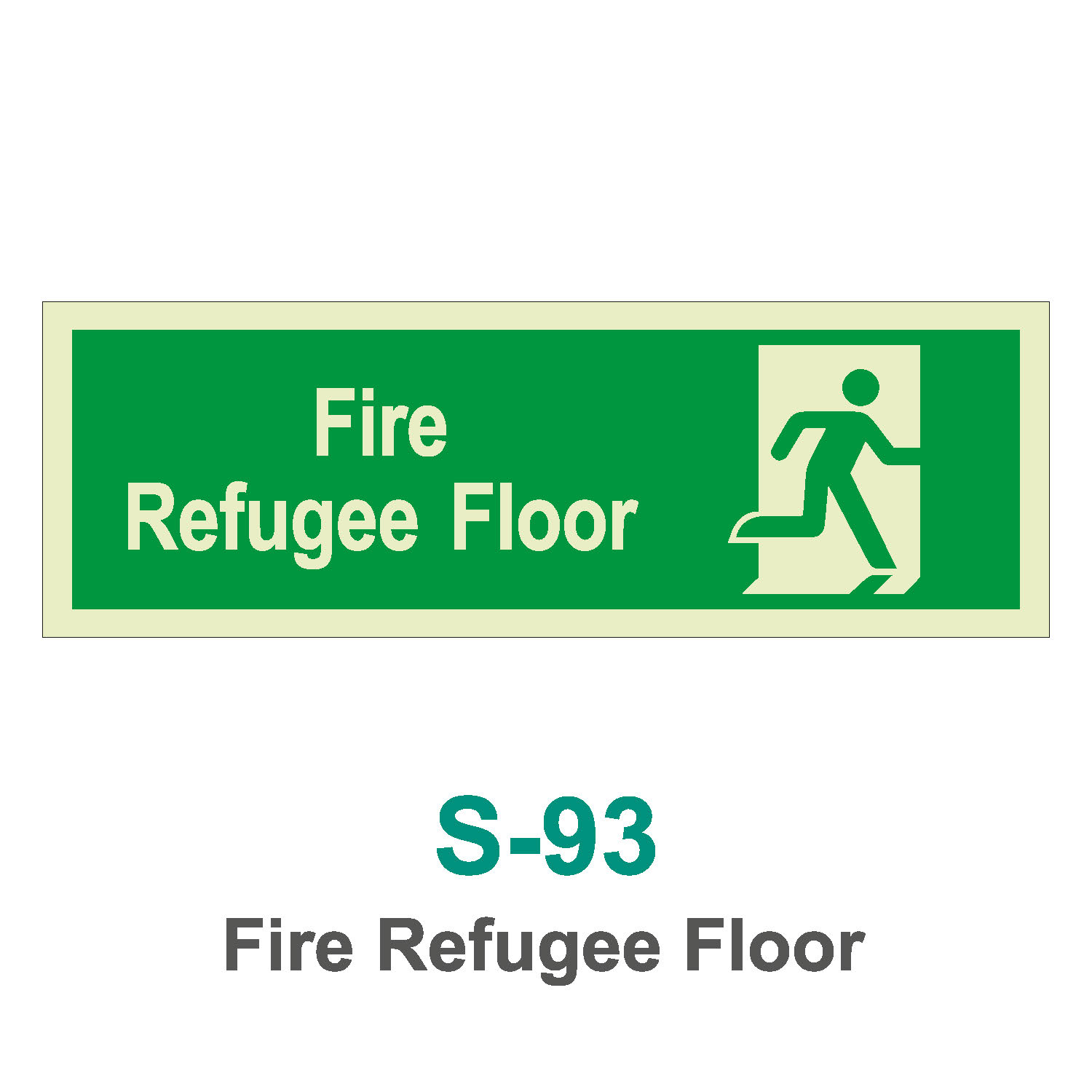 S-93_Fire Refugee Floor_Signage