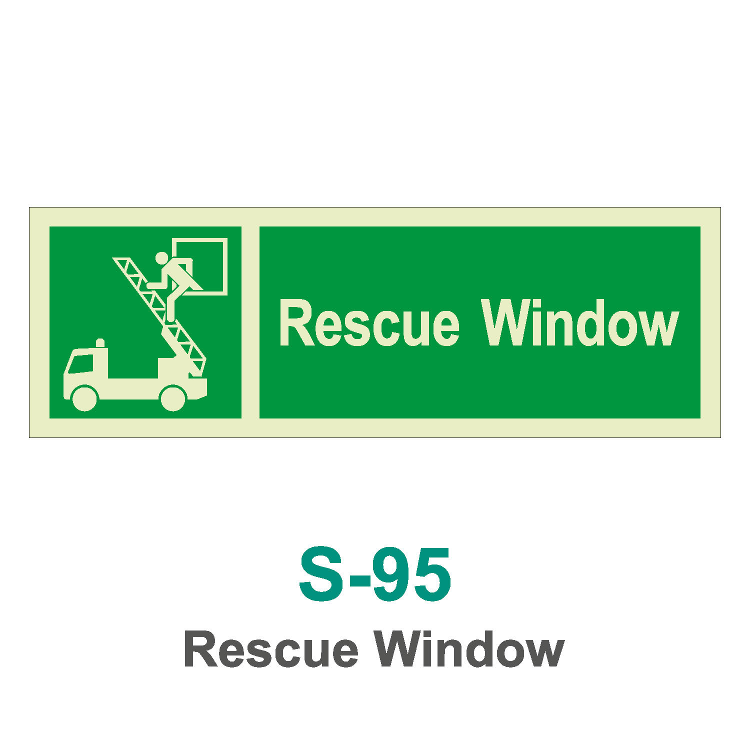 S-95_Rescue Window_Signage