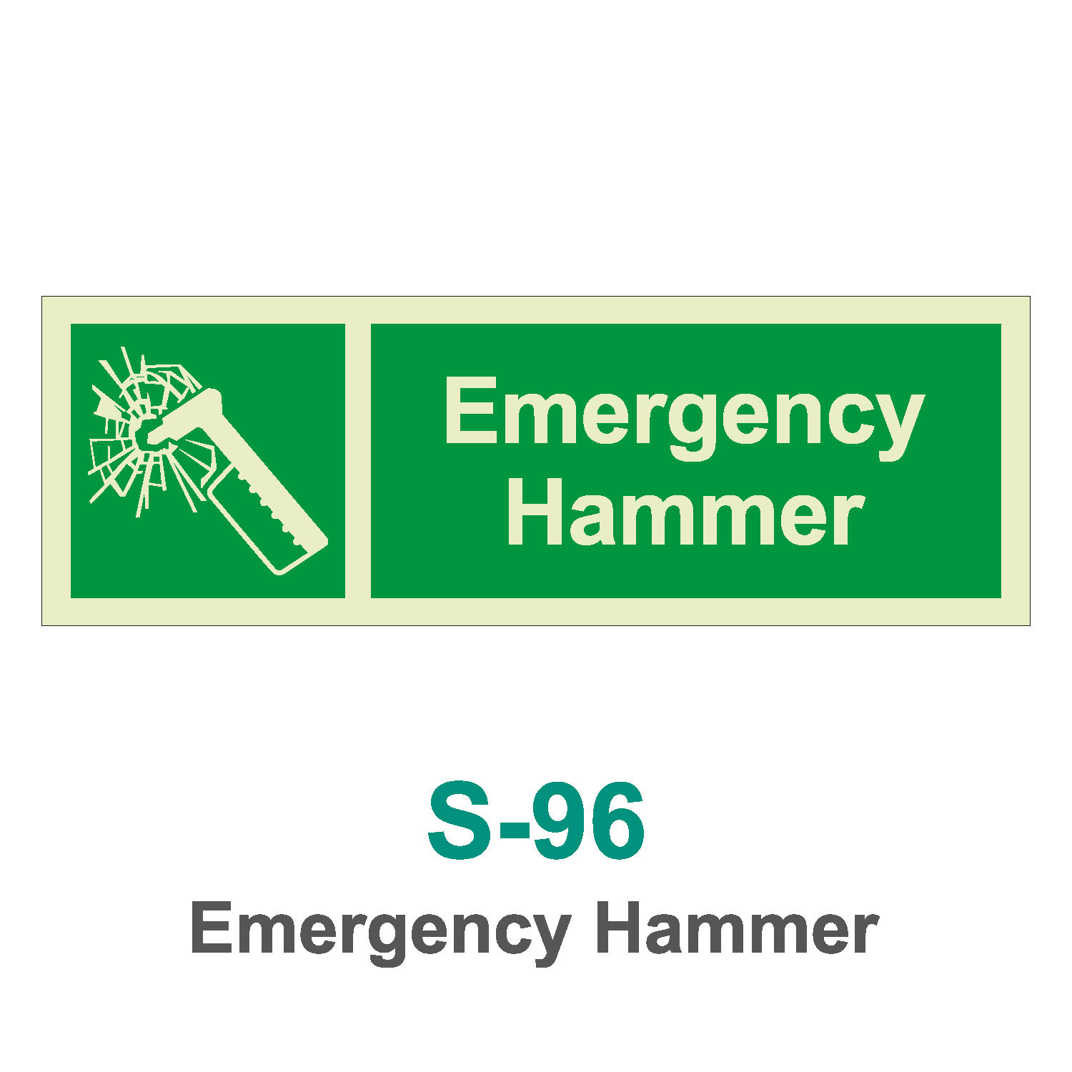 S-96_Emergency Hammer_Signage