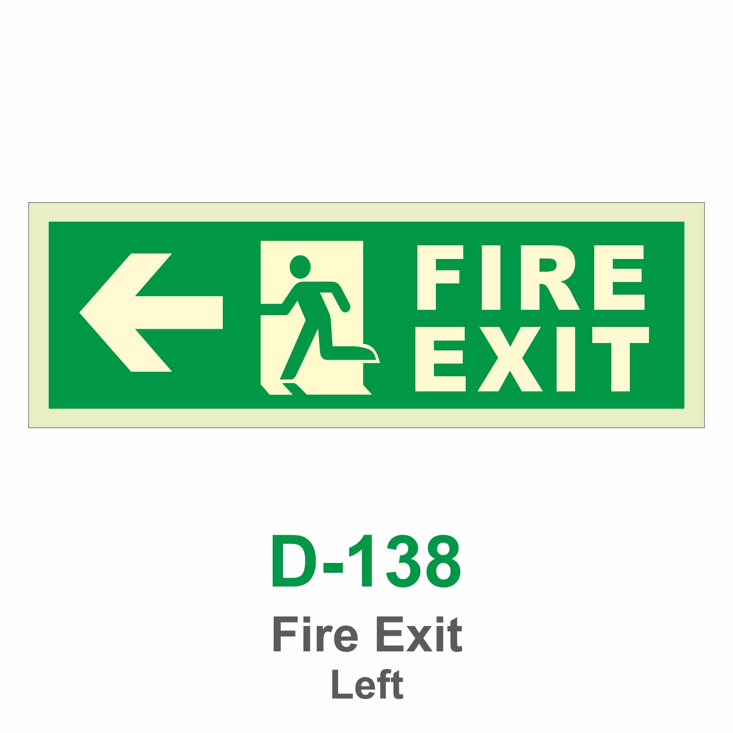 D-138_Fire Exit Right_Signage