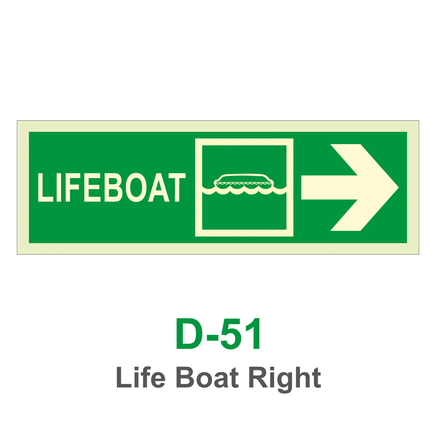 D-51_Life Boat Right_Signage