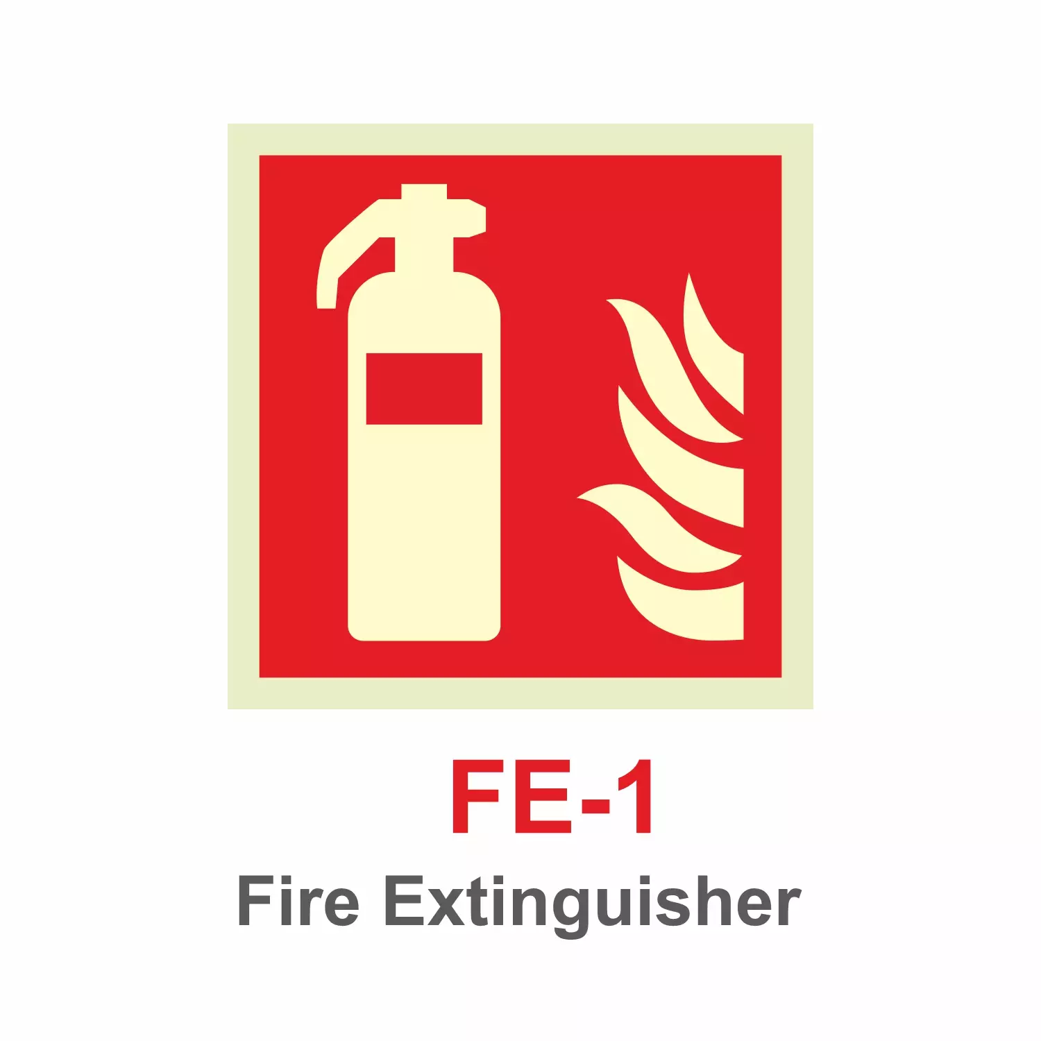 FE-1_Fire Extinguisher_Signage