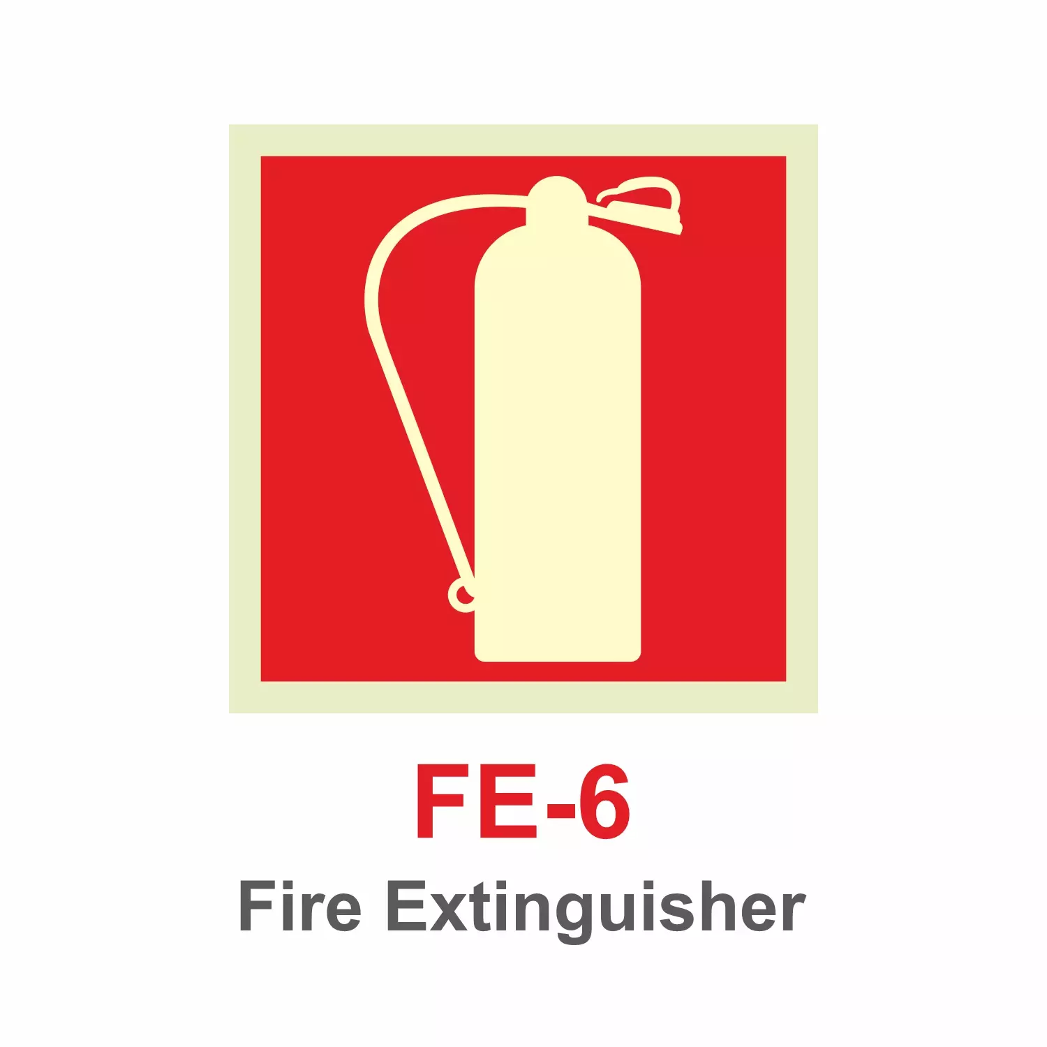 FE-6_Fire Extinguisher_Signage