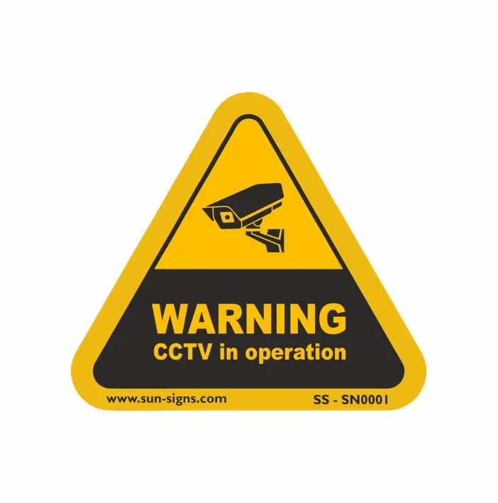 Warning CCTV Signs